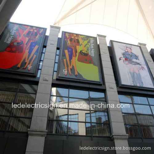 LED Waterproof Slim Light Box with Outdoor LED Wall Light Advertising Billboard